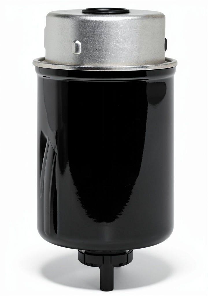 Wix fuel filter installed in a vehicle engine bay