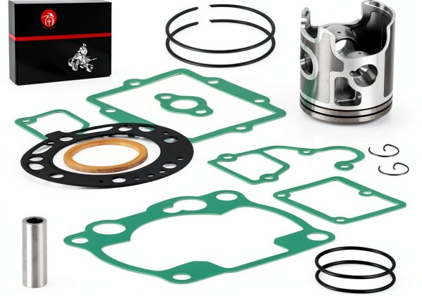 MOTO1988 Top End Rebuild Kit for Kawasaki KX250 66.4mm Piston Ring-5