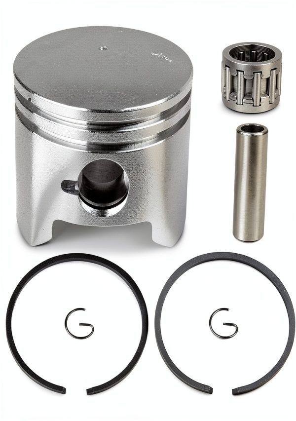 44mm Piston Kit amavoler Chrome Assembly for 2stroke Pocket Bike-0