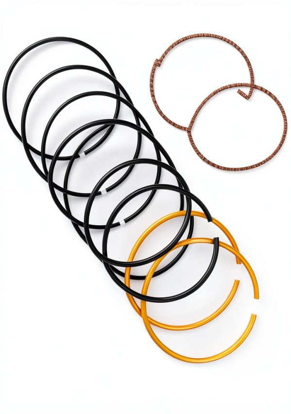Piston Rings Set for Kawasaki FX/FR/FS by XYgdhqpt Durable 78mm Pack-7