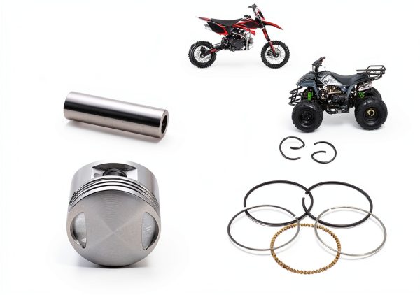 GOOFIT 125cc Horizontal Engine Piston Ring 54mm Durable Set-4