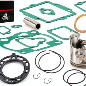 MOTO1988 Top End Rebuild Kit for Kawasaki KX250 66.4mm Piston Ring-0