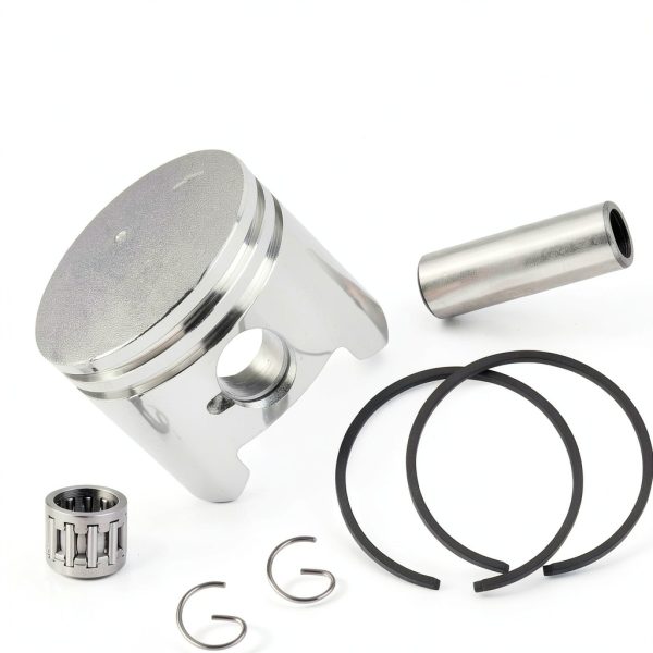 44mm Piston Kit amavoler Chrome Assembly for 2stroke Pocket Bike-1