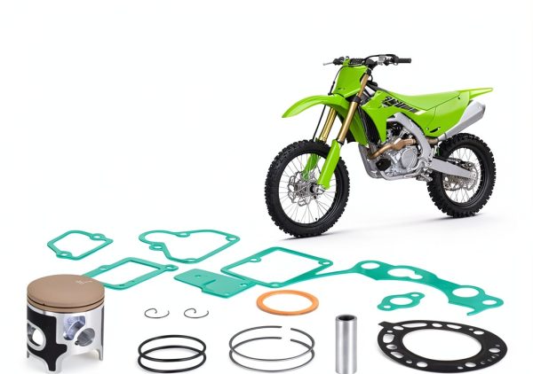 MOTO1988 Top End Rebuild Kit for Kawasaki KX250 66.4mm Piston Ring-3