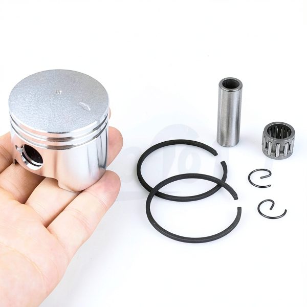 44mm Piston Kit amavoler Chrome Assembly for 2stroke Pocket Bike-6