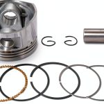 GOOFIT 125cc Horizontal Engine Piston Ring 54mm Durable Set-0