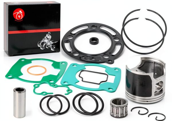 Top End Rebuild for Kawasaki KX100 MOTO1988 Bearing & Ring Gasket-0
