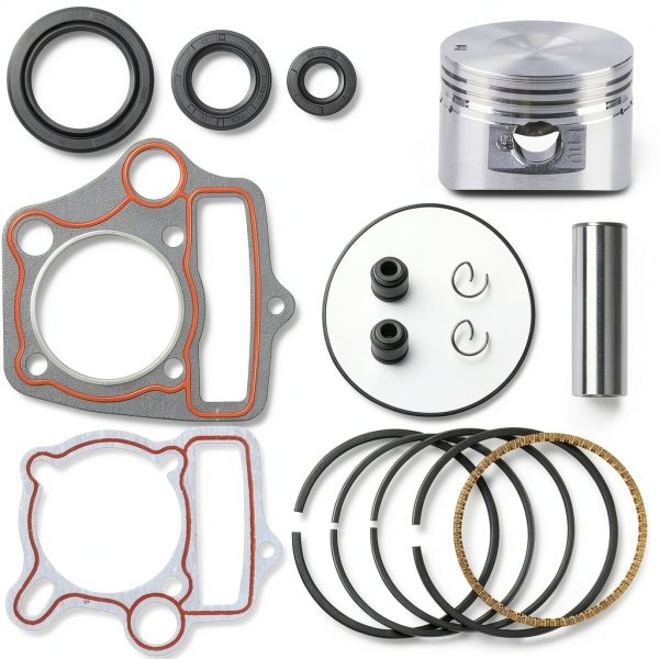 ORAEVY Piston Rings Gasket Set 52.4mm for 110cc/125cc ATV Pit Bike-0