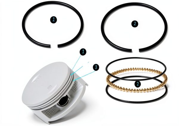 Tupo 420cc Cylinder Piston Ring Gasket Rebuild Kit for Honda TRX420-5