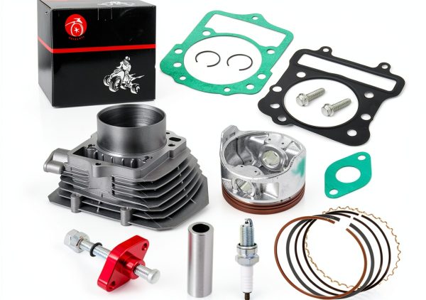Top End Kit Cylinder Piston + Tensioner for Kawasaki 300 MOTO1988-3