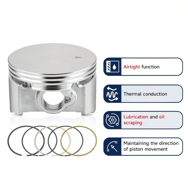 70mm Flat Top Piston CILOYU 0550 26lb Springs for Predator 212cc-3
