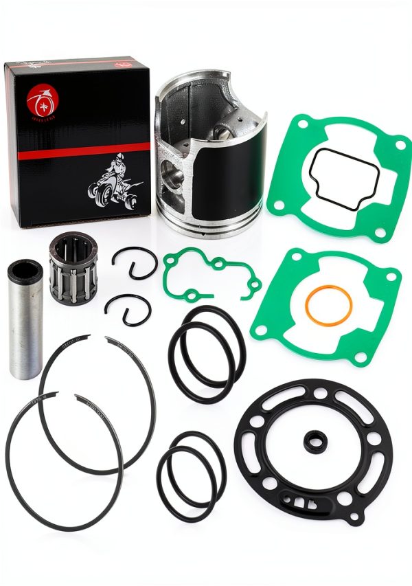 Top End Rebuild for Kawasaki KX100 MOTO1988 Bearing & Ring Gasket-2
