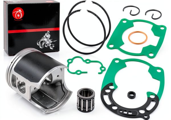 Top End Rebuild for Kawasaki KX100 MOTO1988 Bearing & Ring Gasket-3