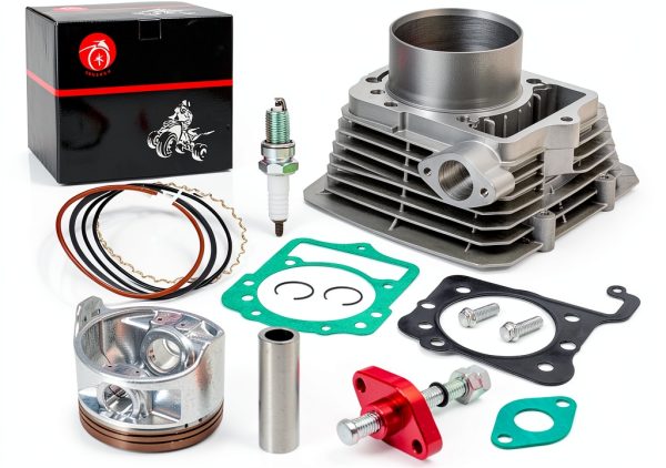 Top End Kit Cylinder Piston + Tensioner for Kawasaki 300 MOTO1988-0