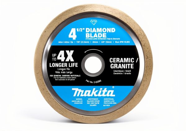 Makita E-02668 4-1/2" Diamond Blade, Continuous Rim, General Purpose-0
