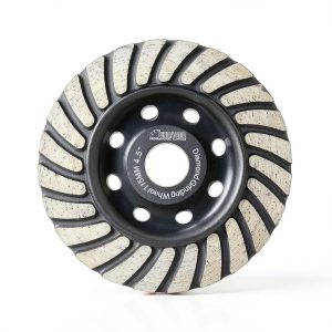SHDIATOOL 4-1/2 Inch Turbo Row Diamond Grinding Cup Wheel for Concrete-0