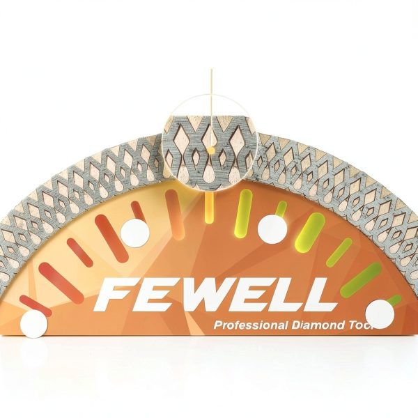 FEWELL 4 Inch Porcelain Diamond Blade Super Thin Diamond Tile Blade 3 Pcs/Lot for Cutting Porcelain Tiles Ceramic-2